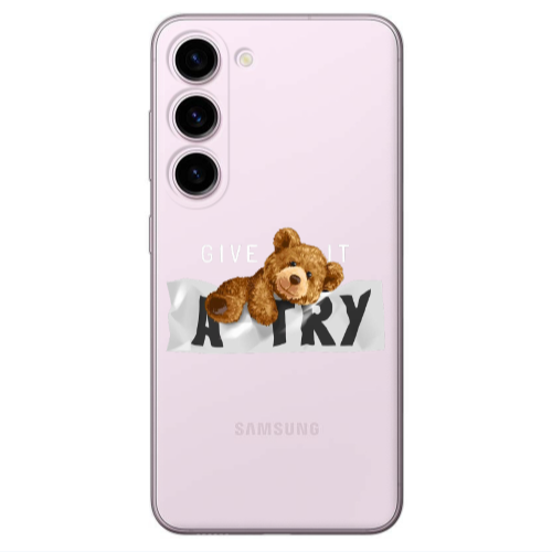 Samsung S23 Plus Give me Transparent Silicone TPU Θήκη