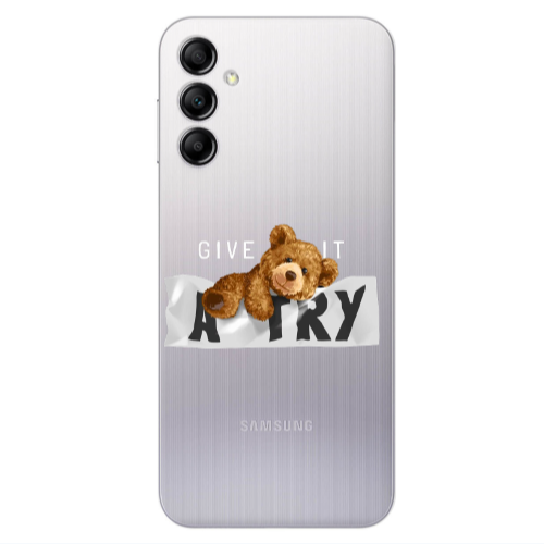 Samsung A24 Give me Transparent Silicone TPU Θήκη