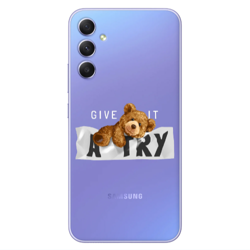 Samsung A34 Give me Transparent Silicone TPU Θήκη