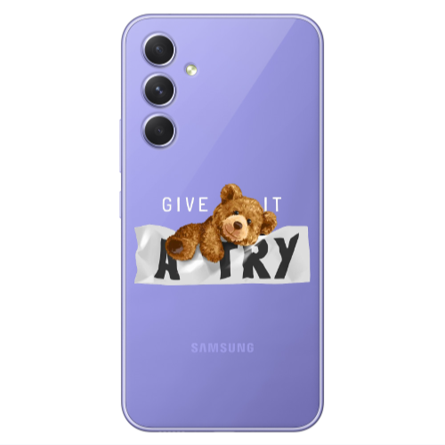 Samsung A54 Give me Transparent Silicone TPU Θήκη