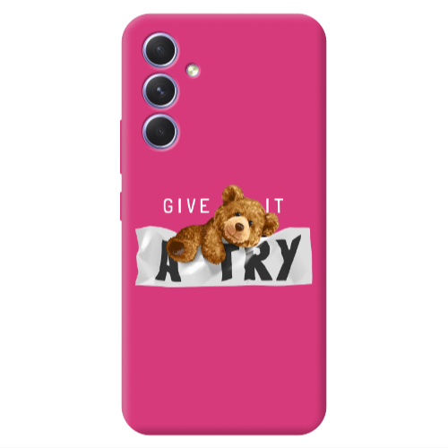 Samsung A54 Give me Fuchsia Colored Silicone TPU Θήκη