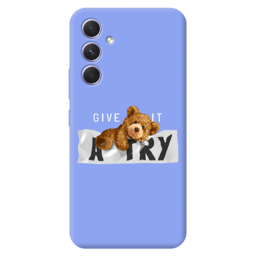 Samsung A54 Give me Light Purple Colored Silicone TPU Θήκη