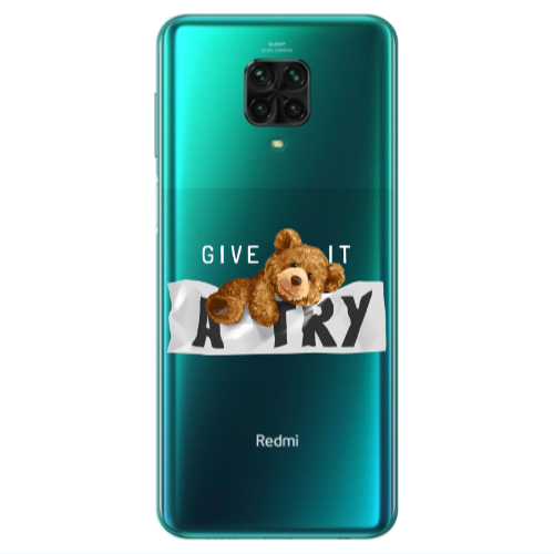 Xiaomi Redmi Note 9S Give me Transparent Silicone TPU Θήκη