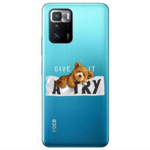Xiaomi Poco X3 GT Give me Transparent Silicone TPU Θήκη