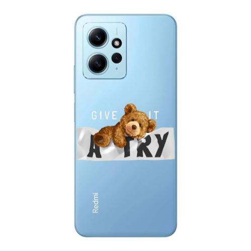 Xiaomi Redmi Note 12 4G Give me Transparent Silicone TPU Θήκη