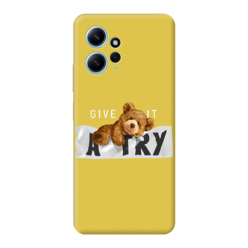 Xiaomi Redmi Note 12 4G Give me Yellow Colored Silicone TPU Θήκη