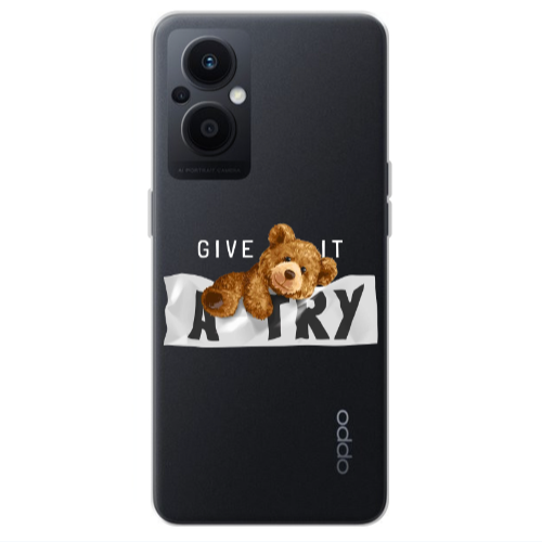 Oppo Reno 7 Lite Give me Transparent Silicone TPU Θήκη