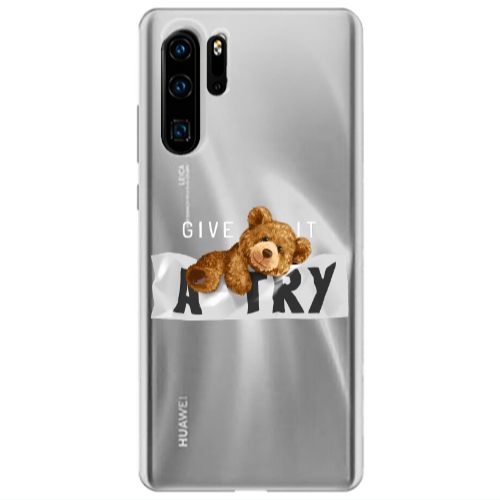 Huawei P30 Pro Give me Transparent Silicone TPU Θήκη