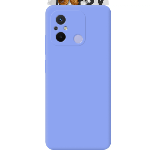 Xiaomi Redmi 12C Give me Light Purple Colored Silicone TPU Θήκη