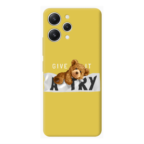 Xiaomi Redmi 12 Give me Yellow Colored Silicone TPU Θήκη