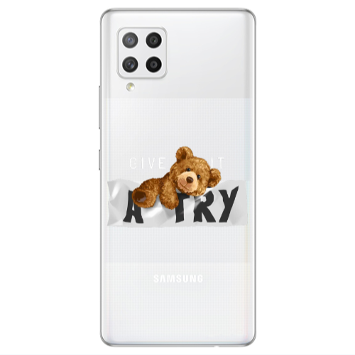 Samsung A42 5G Give me Transparent Silicone TPU Θήκη