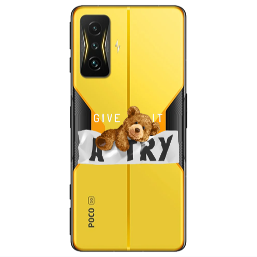 Xiaomi Poco F4 Gt Give me Transparent Silicone TPU Θήκη