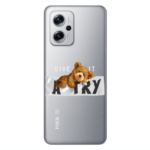 Xiaomi Poco X4 GT Give me Transparent Silicone TPU Θήκη