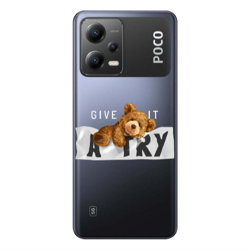 Xiaomi Poco X5 Give me Transparent Silicone TPU Θήκη
