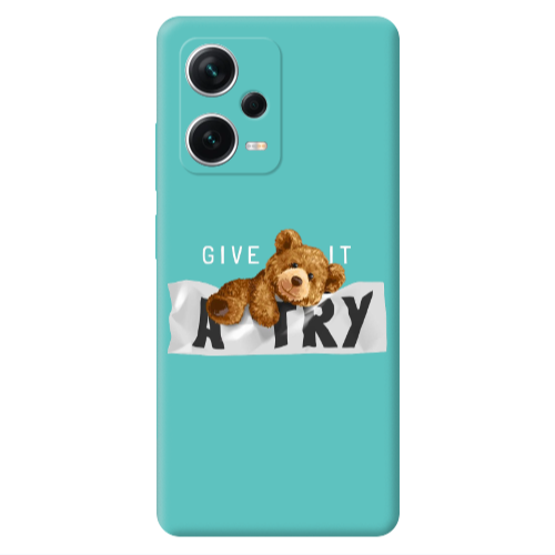 Xiaomi Poco X5 Give me Turquoise Colored Silicone TPU Θήκη