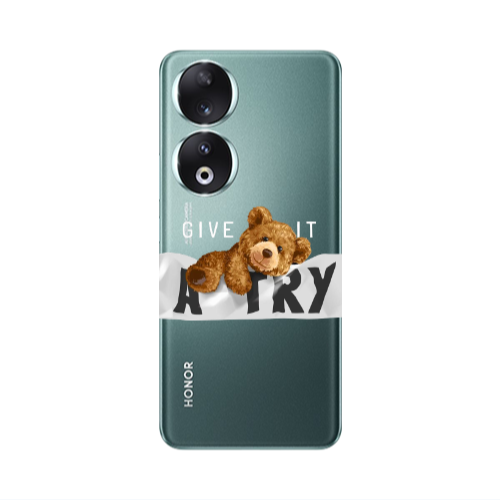 Honor 90 5G Give me Transparent Silicone TPU Θήκη