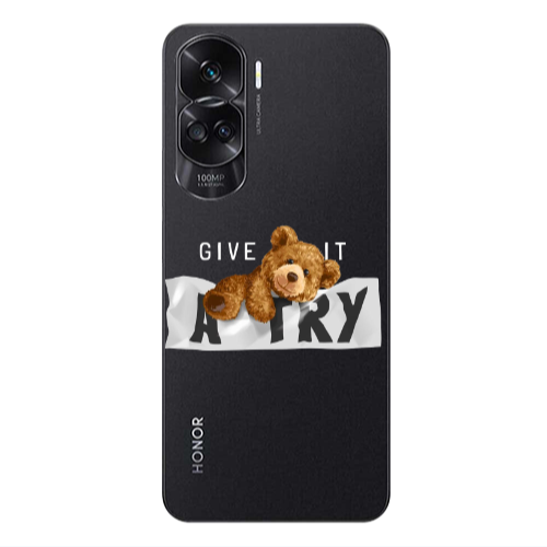 Honor 90 Lite 5G Give me Transparent Silicone TPU Θήκη