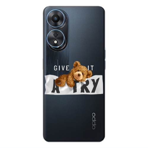 Oppo A 98 Give me Transparent Silicone TPU Θήκη