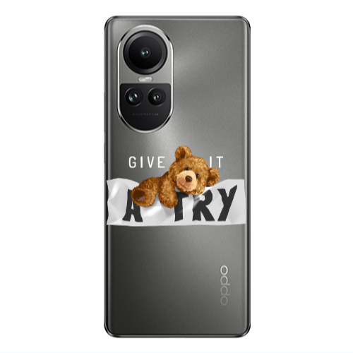 Oppo Reno10 5G Give me Transparent Silicone TPU Θήκη