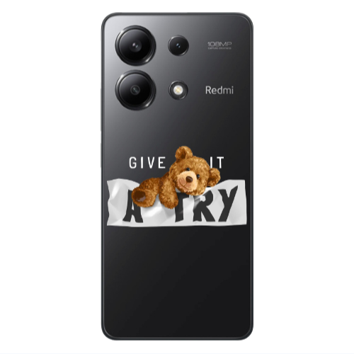 Xiaomi Redmi Note 13 4G Give me Transparent Silicone TPU Θήκη