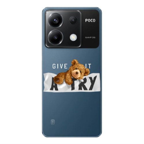Xiaomi Poco X6 5G Give me Transparent Silicone TPU Θήκη