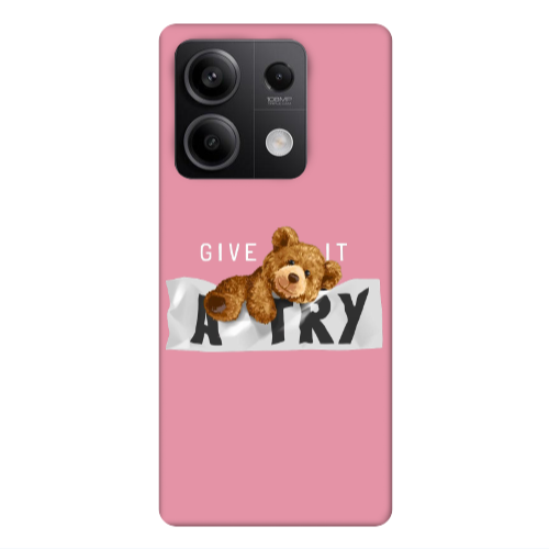 Xiaomi Redmi Note 13Pro 5G Give me Pink Colored Silicone TPU Θήκη