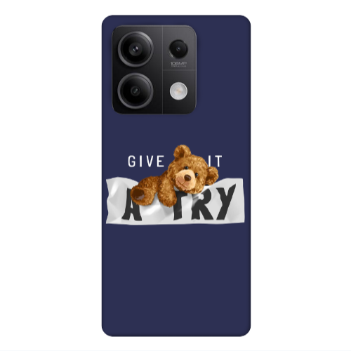 Xiaomi Redmi Note 13Pro 5G Give me Dark blue Colored Silicone TPU Θήκη