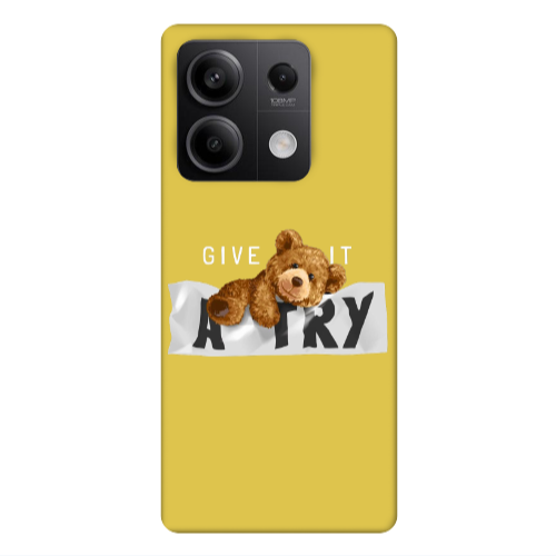 Xiaomi Redmi Note 13Pro 5G Give me Yellow Colored Silicone TPU Θήκη