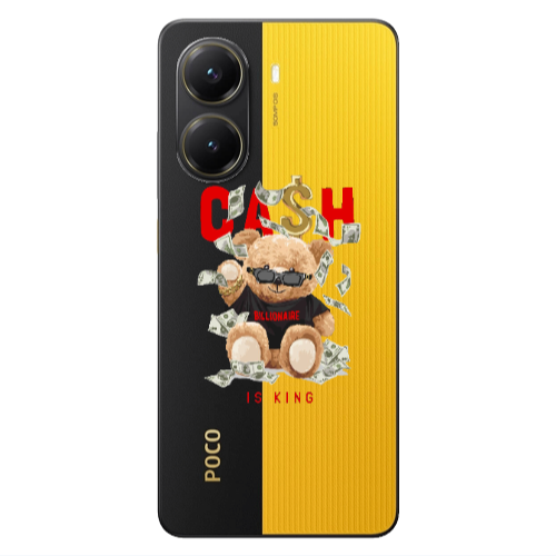Xiaomi Poco X7 Pro Cash is king Transparent Silicone TPU Θήκη