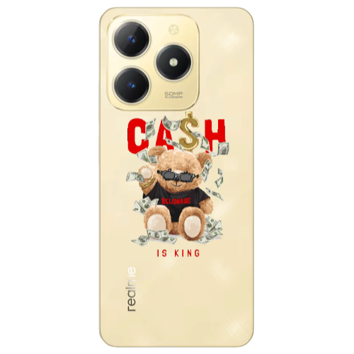 Realme C61 Cash is king Transparent Silicone TPU Θήκη