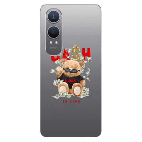 Oneplus Nord Ce 4 lite Cash is king Transparent Silicone TPU Θήκη