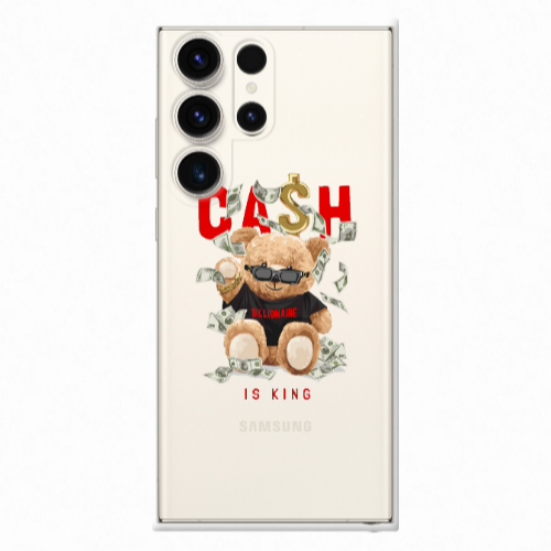 Samsung S25 Ultra Cash is king Transparent Silicone TPU Θήκη