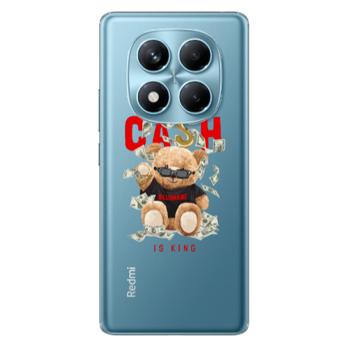 Xiaomi Redmi Note 14 Pro Cash is king Transparent Silicone TPU Θήκη
