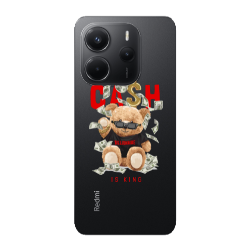 Xiaomi Redmi Note 14 Cash is king Transparent Silicone TPU Θήκη