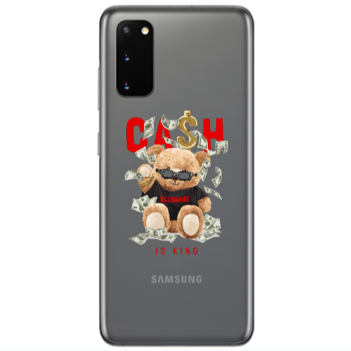 Samsung S20 Cash is king Transparent Silicone TPU Θήκη