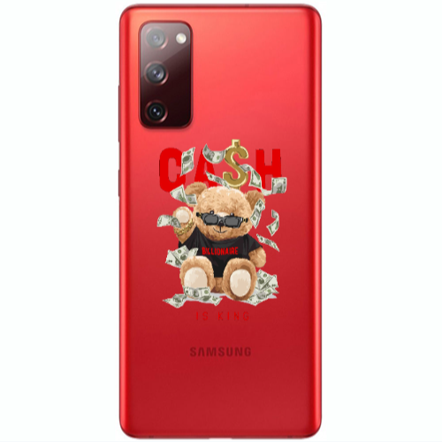 Samsung S20 FE Cash is king Transparent Silicone TPU Θήκη