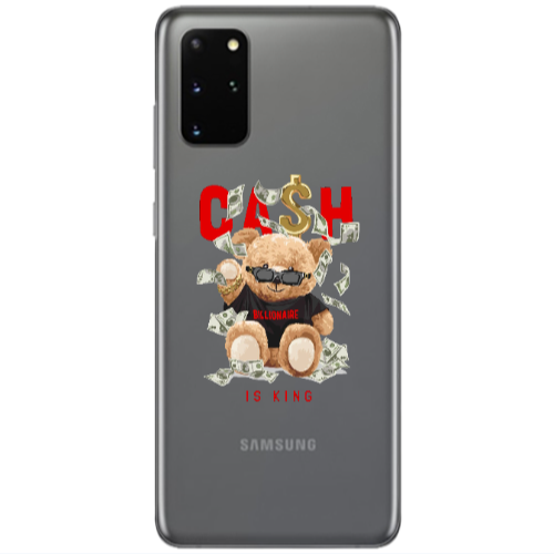 Samsung S20 Plus Cash is king Transparent Silicone TPU Θήκη