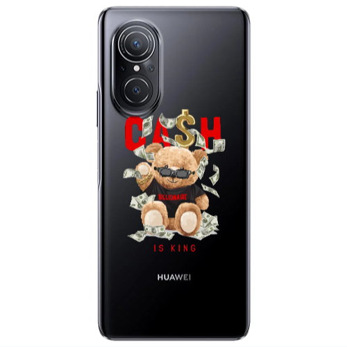 Huawei Nova 9 SE Cash is king Transparent Silicone TPU Θήκη