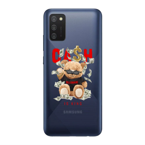 Samsung A03S Cash is king Transparent Silicone TPU Θήκη