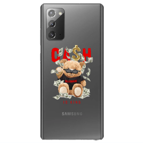 Samsung Note 20 Cash is king Transparent Silicone TPU Θήκη