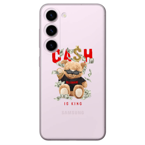 Samsung S23 Plus Cash is king Transparent Silicone TPU Θήκη