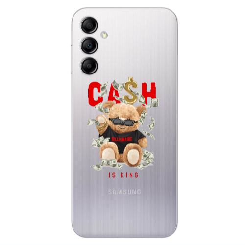 Samsung A14 5G Cash is king Transparent Silicone TPU Θήκη