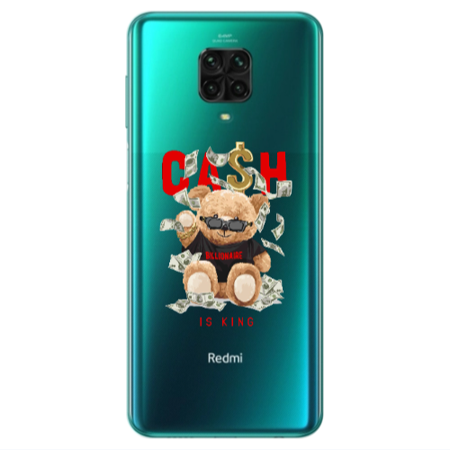 Xiaomi Redmi Note 9S Cash is king Transparent Silicone TPU Θήκη