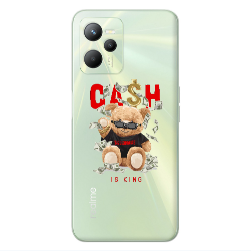 Realme C35 Cash is king Transparent Silicone TPU Θήκη