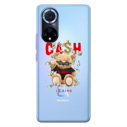 Huawei Nova 9 Cash is king Transparent Silicone TPU Θήκη