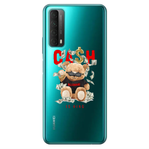 Huawei P Smart 2021 Cash is king Transparent Silicone TPU Θήκη