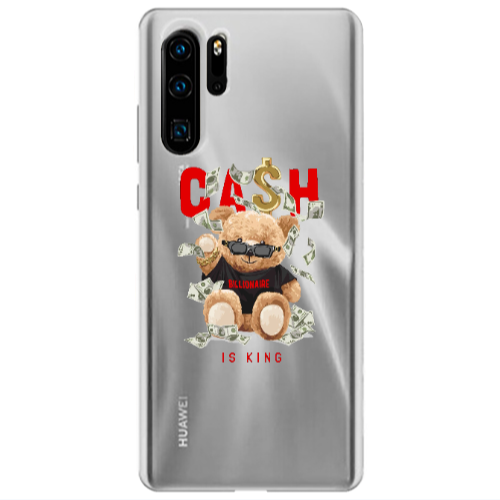 Huawei P30 Pro Cash is king Transparent Silicone TPU Θήκη