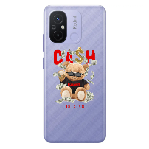 Xiaomi Redmi 12C Cash is king Transparent Silicone TPU Θήκη