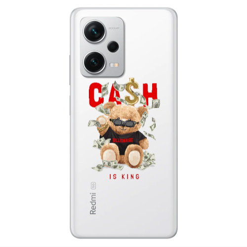 Xiaomi Redmi Note 12 5G Cash is king Transparent Silicone TPU Θήκη