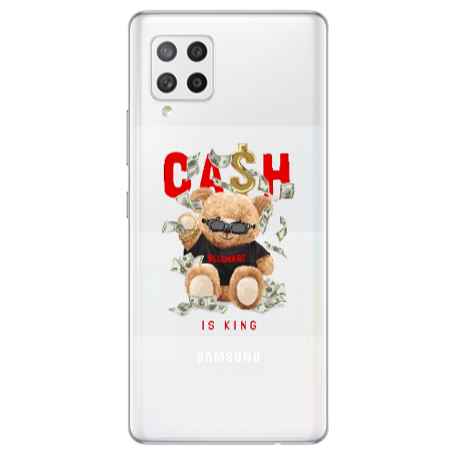 Samsung A42 5G Cash is king Transparent Silicone TPU Θήκη